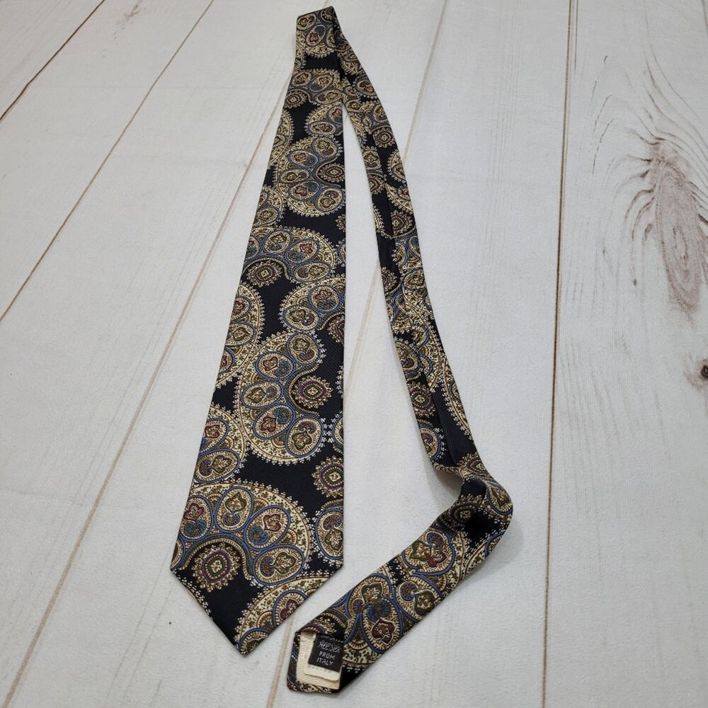 Vintage Givenchy silk paisley tie
